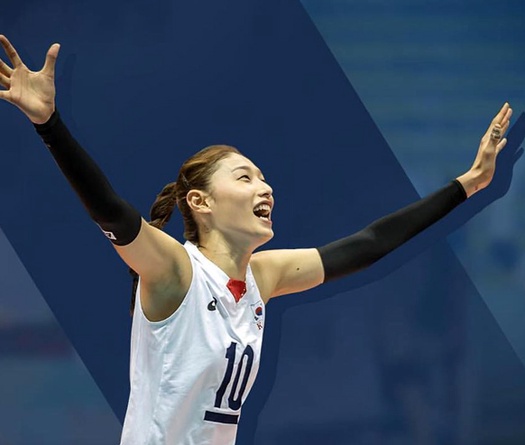 Sao bóng chuyền Kim Yeon-koung là người cầm cờ của thể thao Hàn Quốc tại Olympic Tokyo 2020