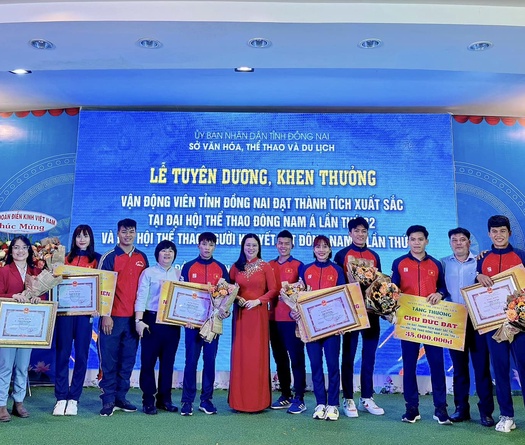 Người đẹp điền kinh Huỳnh Thị Mỹ Tiên mới gia nhập Đồng Nai, nhận thưởng lớn sau HCV SEA Games 32