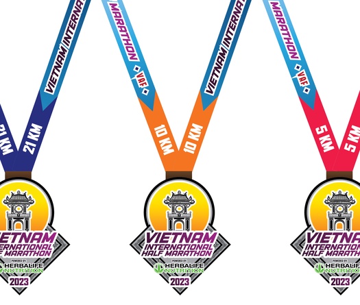 VIHM 2023 Herbalife Nutrition ra mắt mẫu thiết kế huy chương mùa giải đầu tiên
