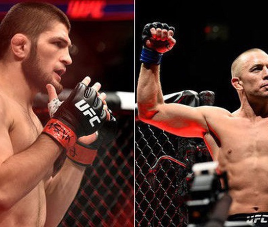 Georges St-Pierre hứng thú với ý định đối đầu Khabib Nurmagomedov