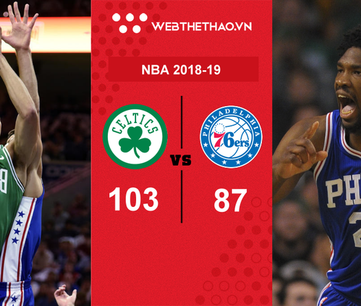 Kyrie Irving kẹt cứng nhưng Celtics vẫn quá đều để vượt qua Sixers