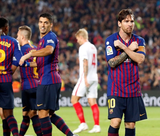 Đại thắng Sevilla, Barcelona thiết lập kỷ lục vô tiền khoáng hậu trên sân nhà Camp Nou