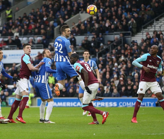 Nhận định tỷ lệ cược kèo bóng đá tài xỉu trận Brighton vs West Ham