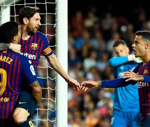 Không thắng 4 vòng sẽ là... điềm lành vô địch cho Barcelona?