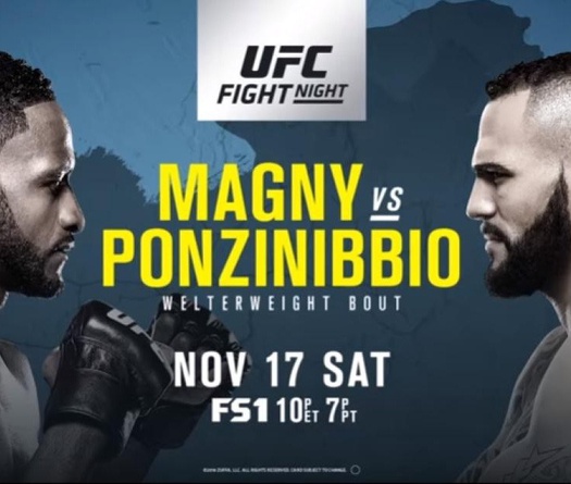 TRỰC TIẾP UFC Fight Night 140: Neil Magny vs. Santiago Ponzinibbio