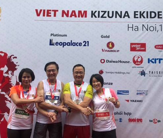 Kizuna Ekiden: Khi "quan chức" Việt trổ tài chạy bộ