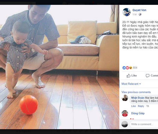 Văn Đức, Văn Quyết muốn tặng quà đặc biệt cho thầy Park trong ngày Nhà giáo Việt Nam