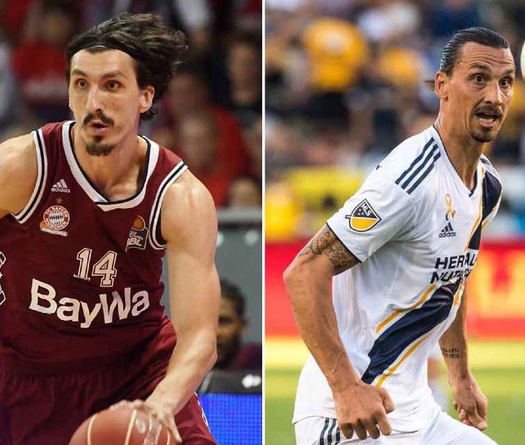 "Chúa của Los Angeles" Zlatan Ibrahimovic có em song sinh chơi bóng rổ chuyên nghiệp?