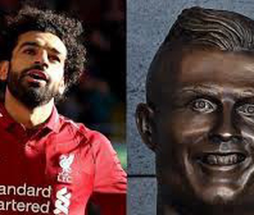 Bức điêu khắc của Salah xấu hơn của Ronaldo, xấu đến... cạn lời chê