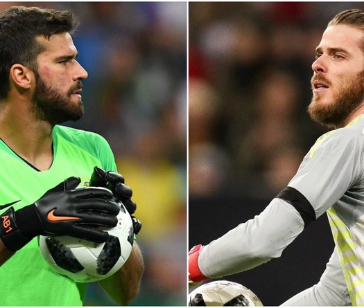 Dữ liệu chứng minh Alisson đã soán ngôi De Gea khi Liverpool đụng độ Man Utd