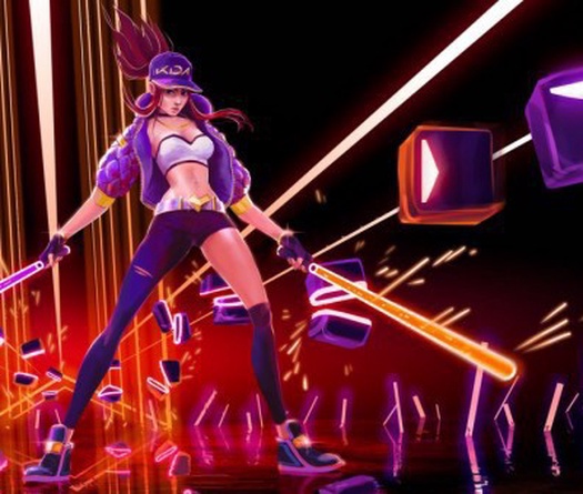 POP/STARS chính thức có trong danh mục âm nhạc của trò chơi thực tế ảo Beat Saber