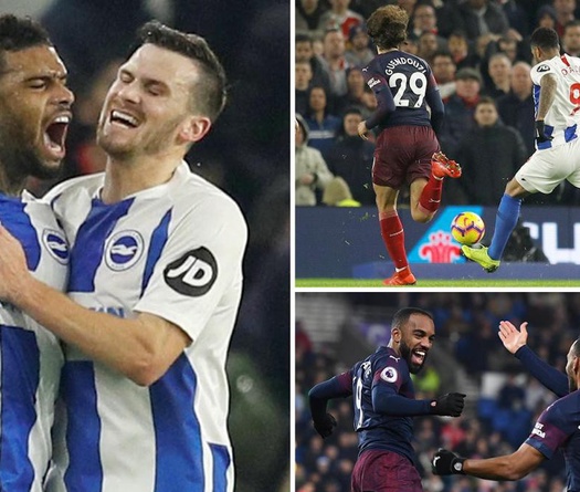Tội đồ Lichtsteiner, Emery thay người khó hiểu và những lý do khiến Arsenal rơi điểm trước Brighton