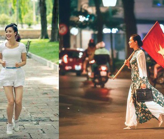 Cùng nghệ sĩ Chiều Xuân cổ vũ ĐTVN và… đuổi bắt thanh xuân tại HCT Run 2018