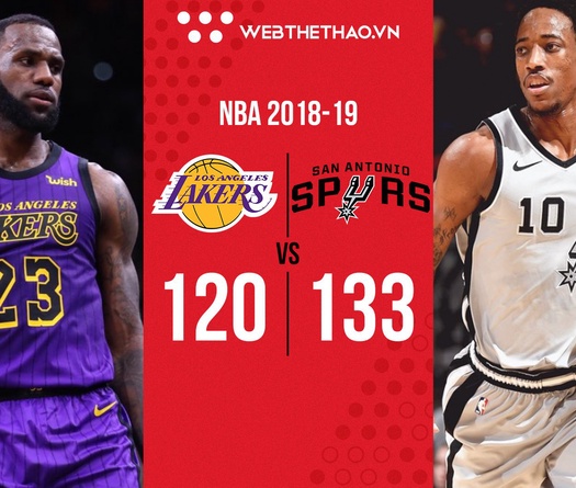 DeMar DeRozan dẫn San Antonio Spurs đến màn trả thù ngọt ngào trước Los Angeles Lakers