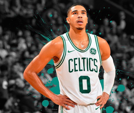 Jayson Tatum phá kỳ tích của hai huyền thoại