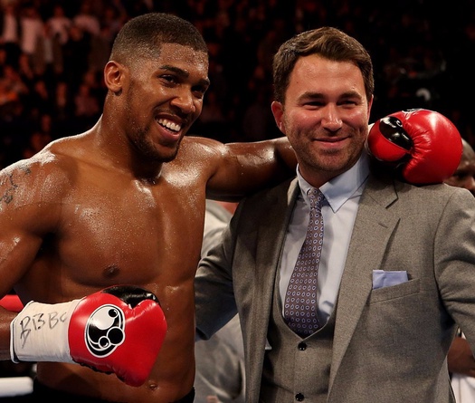Eddie Hearn muốn tổ chức 3 trận đấu "khủng" Brook-Khan, Canelo-Jacobs & Joshua-Wilder trong năm 2018