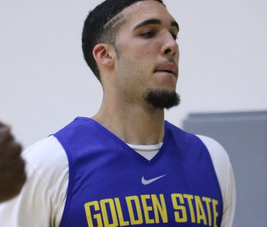 Em trai Lonzo Ball tập luyện với Warriors