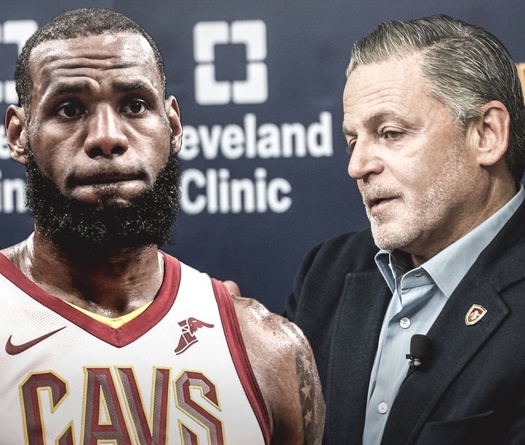 Dường như ông chủ Cleveland chỉ đang háo hức chờ LeBron James ra đi