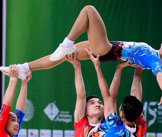 Giải VĐTG Aerobic 2018: Việt Nam lọt Top 4 đội mạnh nhất