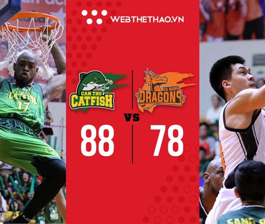 DeAngelo Hamilton bùng nổ, Cantho Catfish giữ vững mạch bất bại trên sân nhà trước Danang Dragons