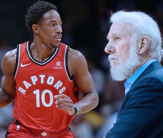 HLV Gregg Popovich hạnh phúc vì có DeMar DeRozan