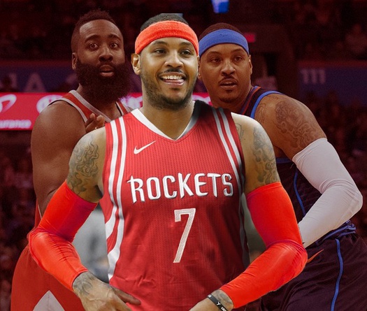 Big-3 mới hình thành tại Houston Rockets, James Harden và CP3 chuẩn bị đón Carmelo Anthony