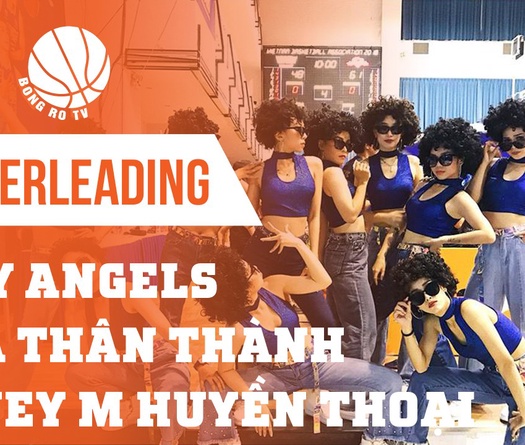 Các cô gái City Angels hóa thân thành "Boney M huyền thoại" tại Game 45 VBA 2018
