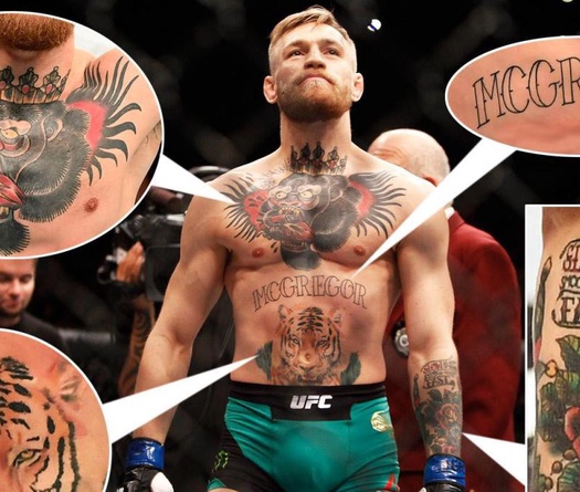 Hé lộ ý nghĩa những hình xăm trên cơ thể thép Conor McGregor