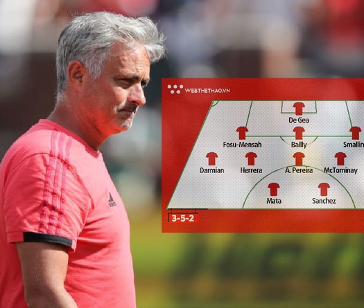 Số phút đá giao hữu Hè hé lộ đội hình Man Utd trận mở màn Ngoại hạng Anh 2018/19?