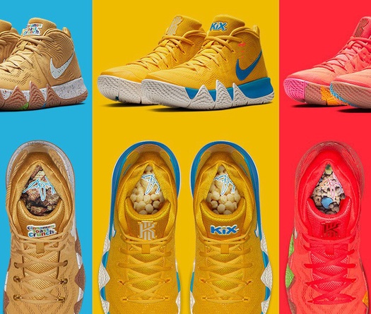 Bộ sưu tập Nike Kyrie 4 "Cereal - ngũ cốc" của Kyrie Irving và General Mills cực chất