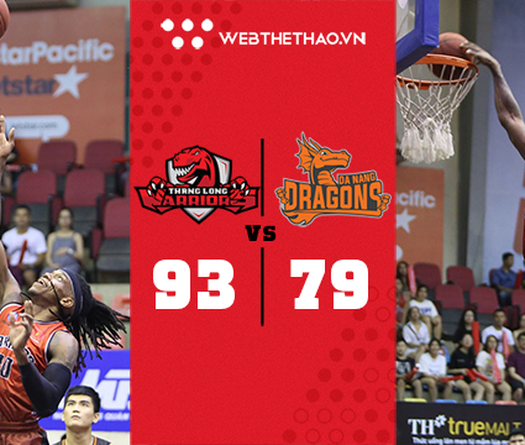 Chỉ bộ 3 Allmon - Dierker - Horace nỗ lực là không đủ để chống lại sức mạnh của Thang Long Warriors