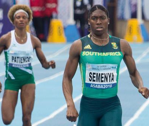 "Người máy" Semenyan lại lập KL 800m sau KLQG 400m ở giải VĐ châu Phi 2018