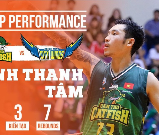 Những pha ghi điểm của MVP Tâm Đinh trước Hochiminh City Wings