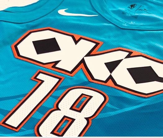 Lộ ảnh áo đấu City Edition mới toanh và cực đẹp của Oklahoma City Thunder