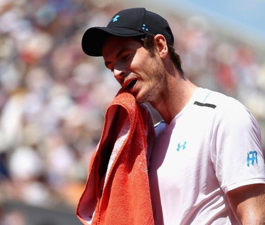 Andy Murray bực tức vì điều kiện thi đấu ở Roland Garros