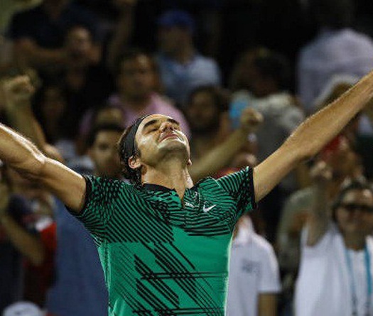 Đánh bại Kyrgios, Federer tái ngộ Nadal ở chung kết Miami Open