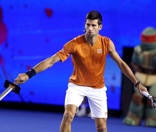 Djokovic, Federer hâm nóng Australian Open trong ngày Kids Tennis Day