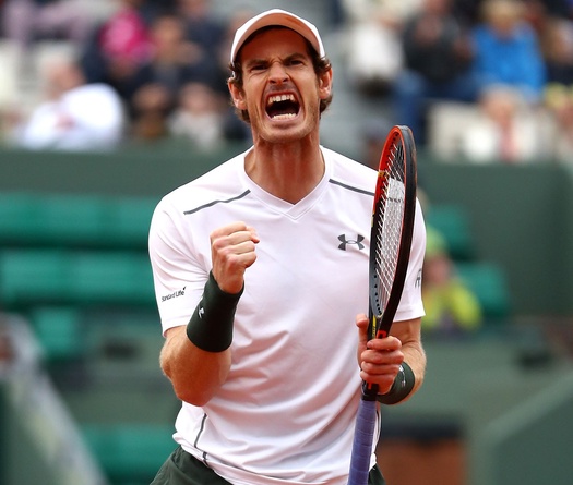 Hóa giải “Máy giao bóng” Isner, Murray vào tứ kết Roland Garros