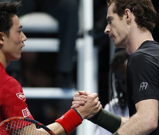 Murray vượt qua Nishikori với thời gian kỷ lục ở ATP World Tour Finals