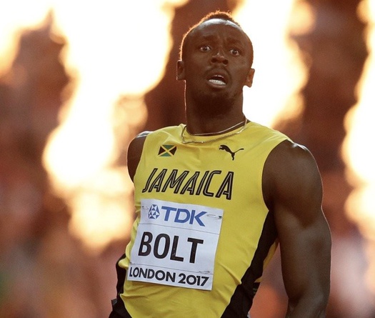 Usain Bolt thất bại ở nội dung 100m cuối cùng sự nghiệp