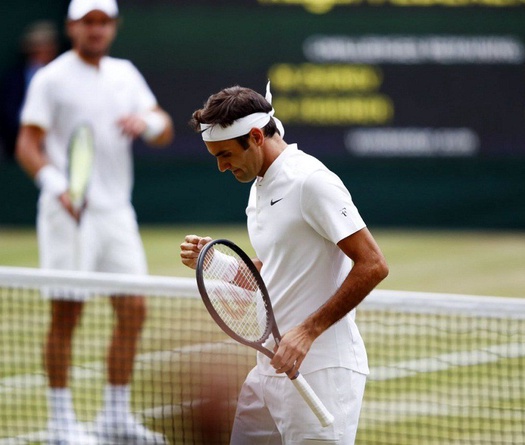 Wimbledon ngày 6: Bản lĩnh của Federer và Djokovic