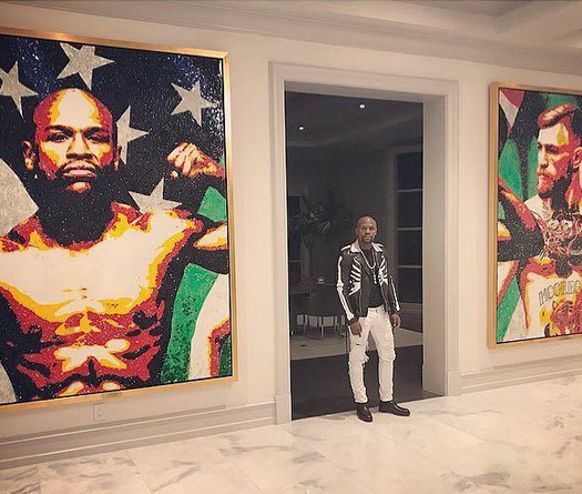 Bản tin MMA ngày 26/9: Mayweather kỷ niệm trận May-Mac bằng tranh