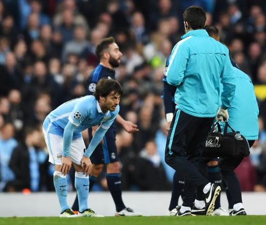 David Silva 99% lỡ trận lượt về với Real Madrid