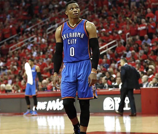 OKC thua Houston Rockets chung cuộc: Westbrook cũng chỉ là người
