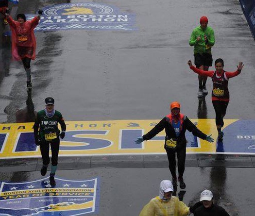 Boston Marathon 2018 và Trang Hạ: Thời tiết không giết được tôi
