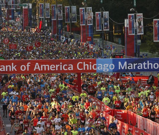 Các VĐV Kenya tiếp tục thống trị giải Chicago Marathon 2016