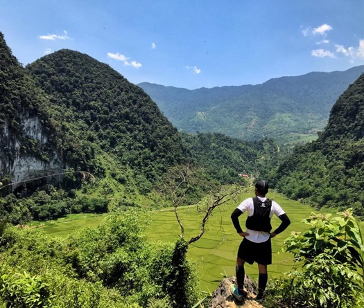 Những hình ảnh đẹp ngất ngây của cung đường chạy vượt rừng VJM 2017