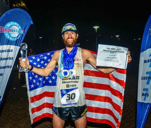 42 tuổi lập KLTG chạy marathon vòng quanh thế giới 7 ngày liên tiếp