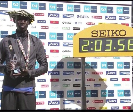 Tokyo Marathon: Wilson Kipsang trượt KLTG với ADIDAS adizero sub2