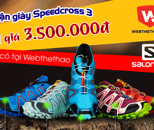 Webthethao tặng độc giả giày chạy Salomon trị giá 7 triệu đồng